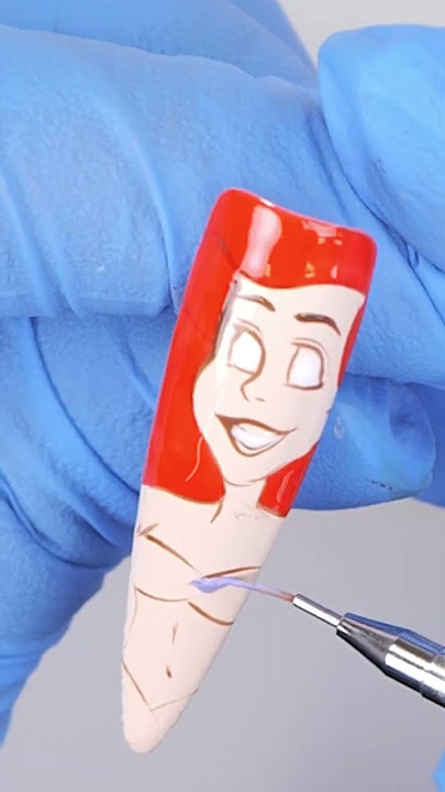 Ariel from The Little Mermaid animated film nails #nails #nailart #thelittlemermaid #Ariel #shorts