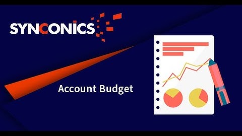 Manage your Accounting Budget easily | Odoo Apps | #Synconics [ERP]