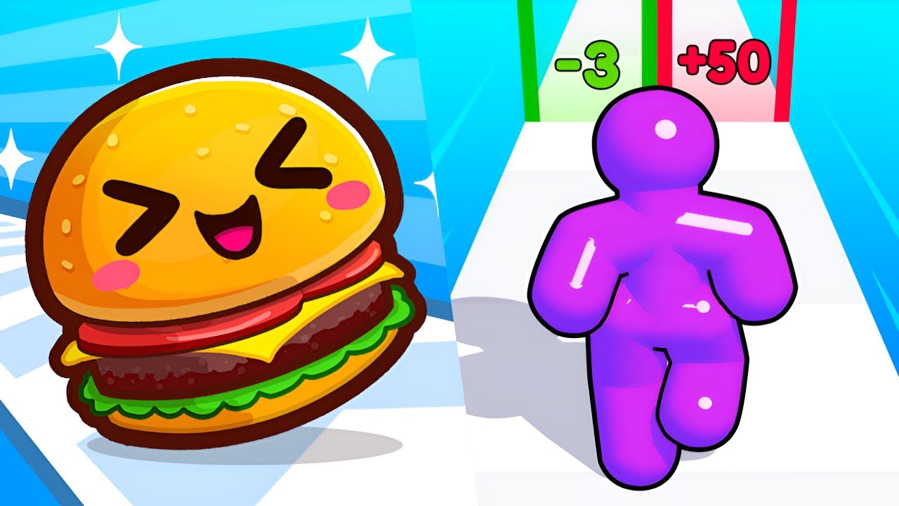 Food Run / Tall Man Run • Master Level All Challenges Android, iOS Games Ep 1