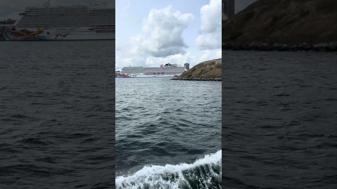 Georges Island and Norwegian Getaway in Halifax, Nova Scotia