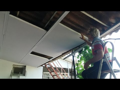 Μόνωση ψευδοροφή με φελιζολ Styrofoam insulation