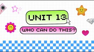 Unit 13 - Fun for Starters