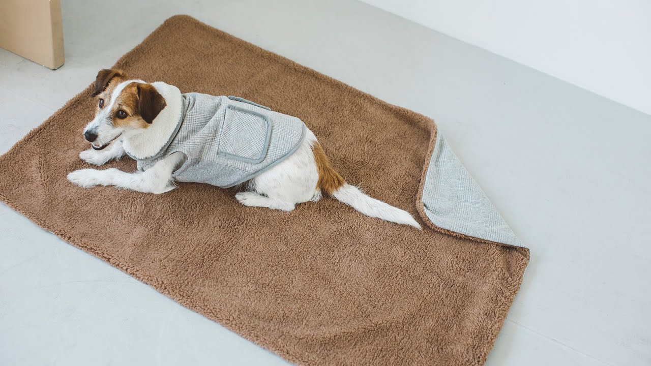 グレンチェック ツイードブランケット - ドッググッズ・猫グッズ通販