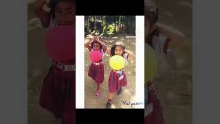 Balloon game activity by kids