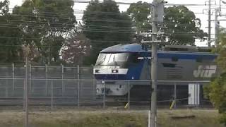 橋の上でもサービス警笛！EF210‐126　8056レ　熊本タ～名古屋タ