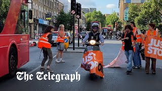 video: Just Stop Oil called ‘out of control’ after protest near major hospital