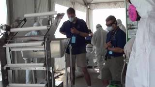 Lunabotics Mining Competition 2011 Southern Indiana competition run part 1 the set up