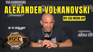 Alexander Volkanovski Talks Defense vs Evloev At UFC 333 Media Day 👊 #ufc