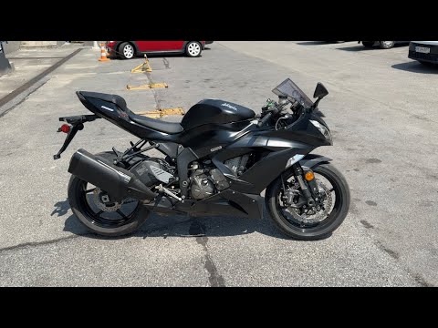 Kawasaki Ninja ZX6R condition review 6769km - YouTube