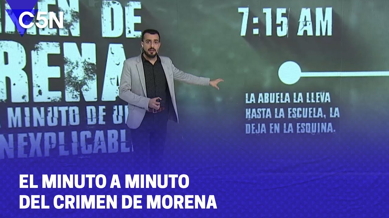 El MINUTO a MINUTO del CRIMEN de MORENA DOMÍNGUEZ