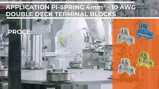 Entrelec Yeni Push-In Yay Baskılı Çift Katlı Klemensler