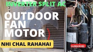 Mitsubishi Electric Inverter Split Ac Fan Motor Not Working/Fan Motor Kaise Check Kare Mitsubishi Electric Fan Not Working