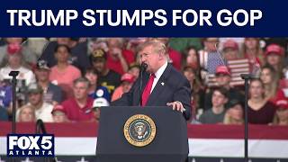 Trump stumps for Collins, Jackson in Perry rally | FOX 5 News