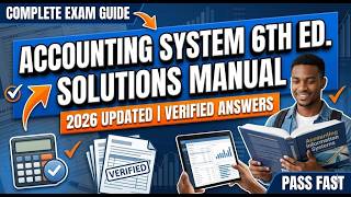 Accounting Information System 6th Edition James A. Hall Solutions Manual (All Chapters) 2026 Update