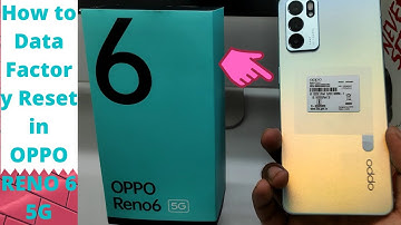 How to  Data Factory Reset in OPPO RENO 6 5G| How to reset Oppo Reno6    reset and erase all data