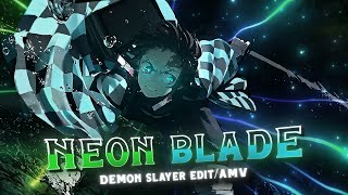 Neon Blade - Demon slayer S3 EDIT/AMV 4k! (+Project File)