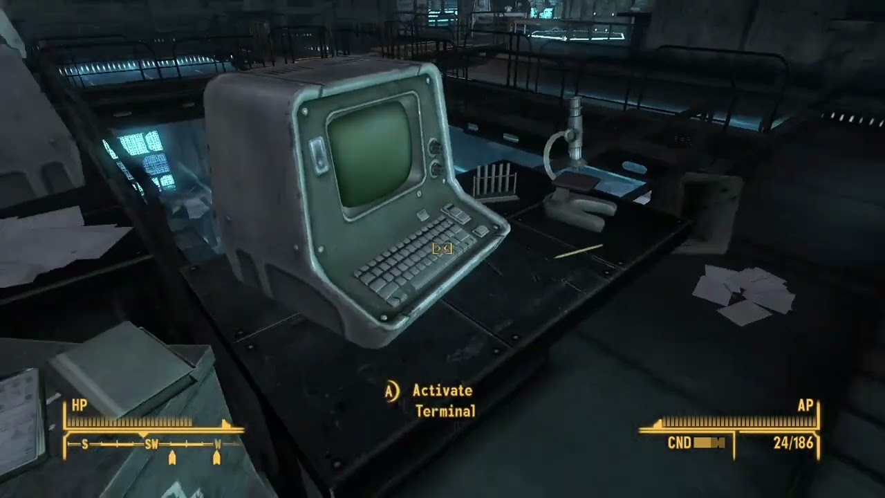 Fallout New Vegas OWB Comic Terminal cool detail