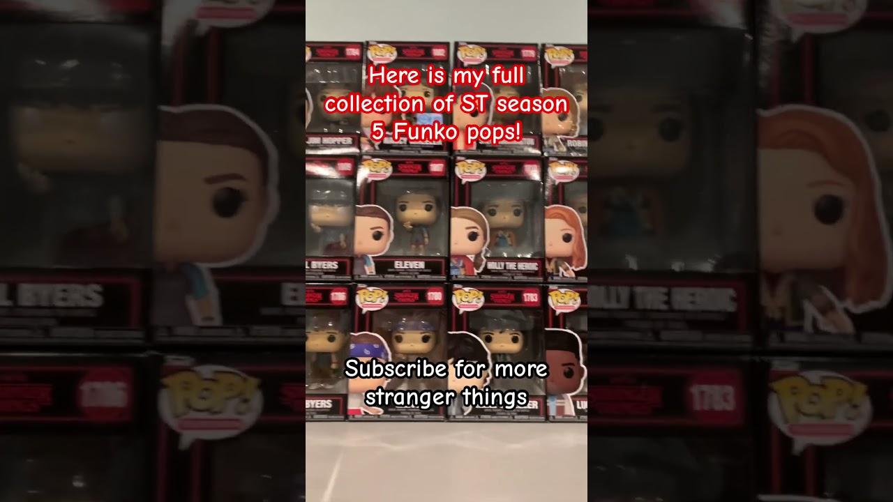 My collection of ST season 5 Funko pops! 