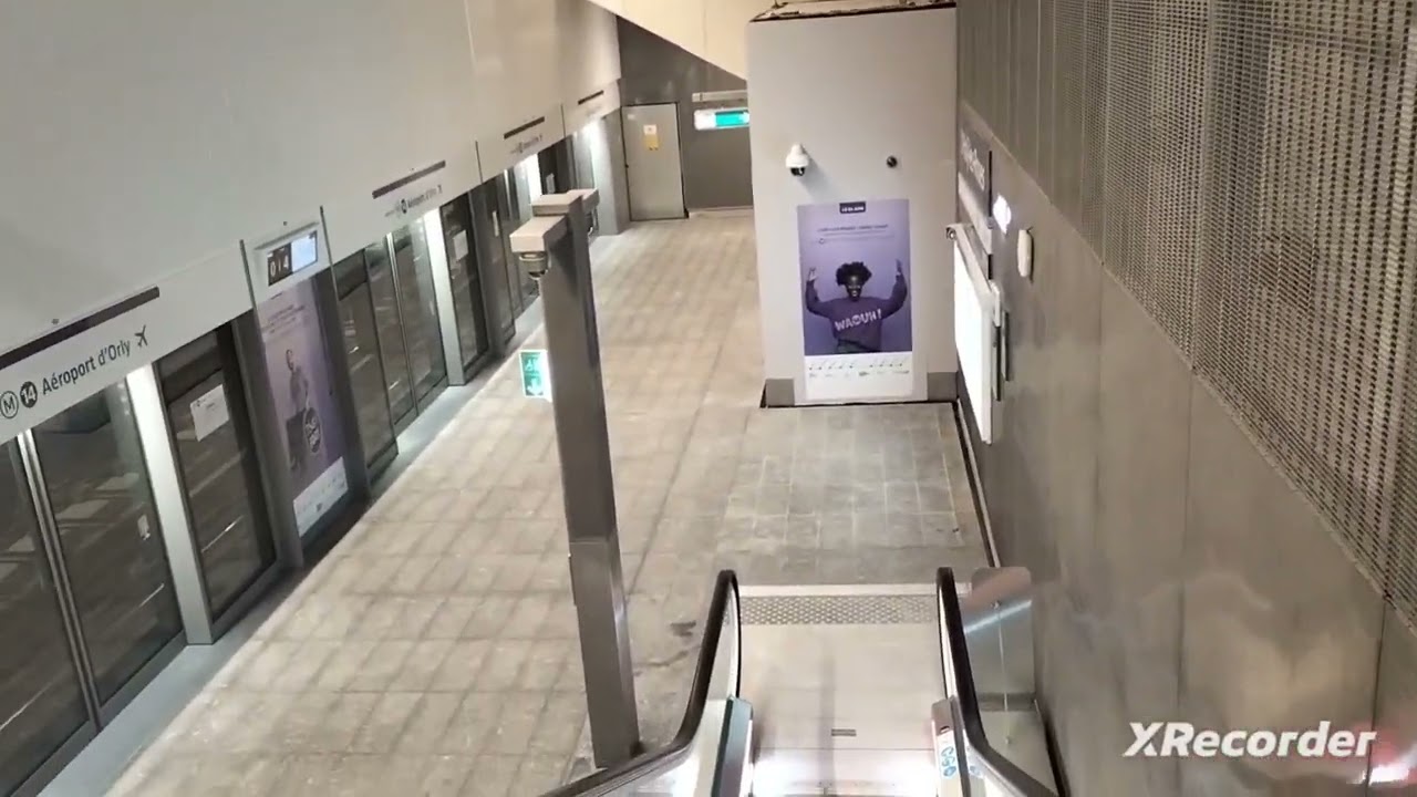 Visitation des 5 nouvelle station du métro 14 entre Maison-Blanche et Thiais-Orly