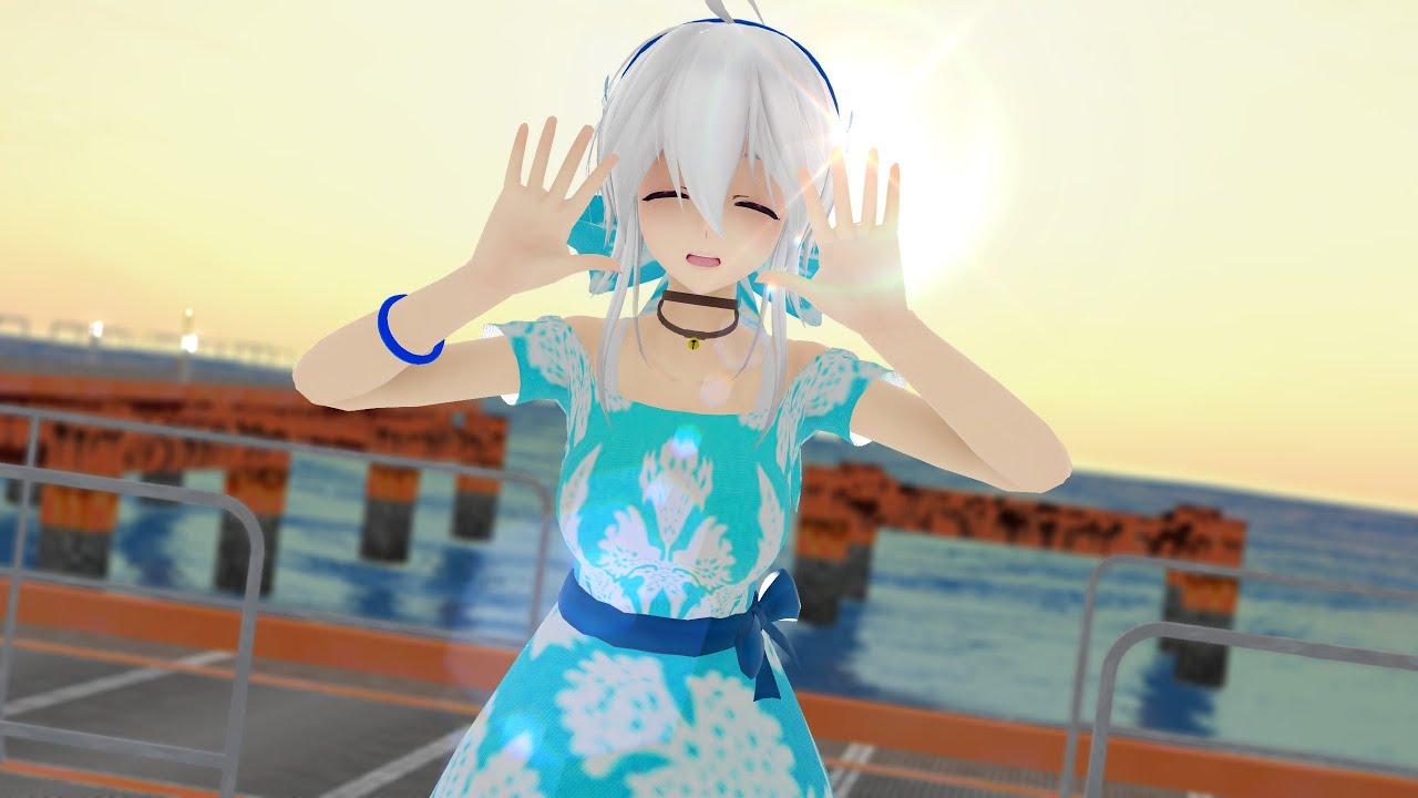 【MMD】弱音ハクで『世界の真ん中を歩く』