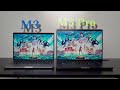 M3 vs M3 Pro MacBook Pro (Gaming Test) + Fortnite,  Minecraft, Combat Master, Fishing Planet