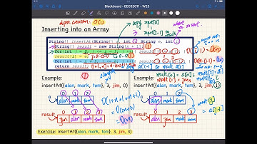 [HD] EECS2011 W23 - 2023-01-30 - Asymptotic Bounds on Nested Loops and Arrays, Sorting Orders