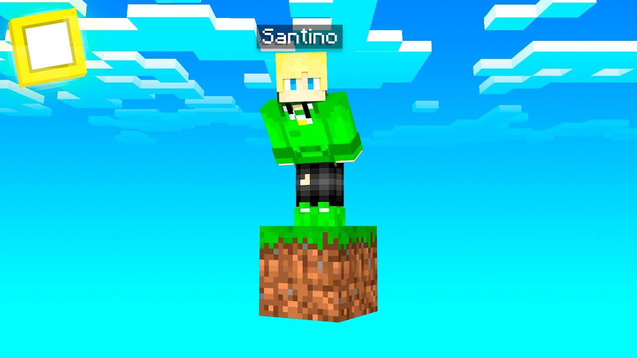 MINECRAFT, Maar Er Is Maar ÉÉN BLOK!