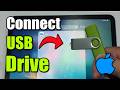 How To Connect USB drive To iPad & Move Photos / Videos - Easy Tutorial
