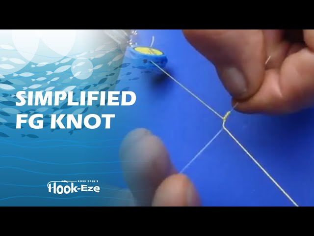 How to tie the Simplified FG Knot using Hook-Eze #FGknot