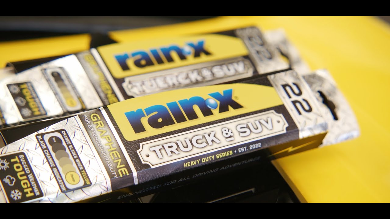 Introducing NEW RainX® Heavy Duty Truck & SUV Wiper Blades (Featuring