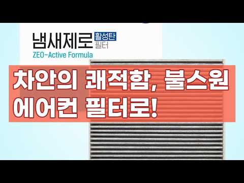 [불스원] 냄새제로 항균 활성탄 에어컨 필터로 상쾌한 드라이빙! (2개입)