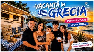 BEACHFRONT CAMPING IN GREECE! 🇬🇷🏖️ Van life