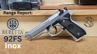 Range Report: Beretta 92FS Inox (Stainless steel version - Made in Italy)