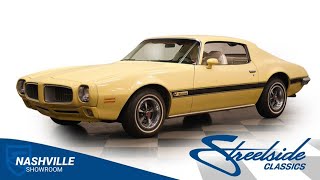 1972 Pontiac Firebird  for sale | Charlotte, Atlanta, Dallas, Tampa, Phoenix, Nashville