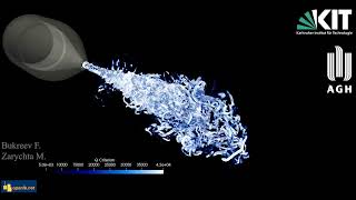 Water Jet Nozzle Simulation Done at the 6th LBM Spring School with OpenLB Software Lab