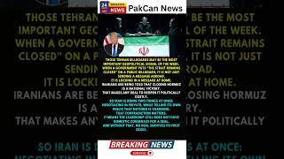 Iran Proposes Hormuz Reopening as U.S. Weighs Nuclear Conditions | PakCan News