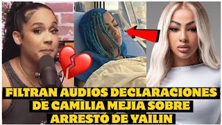 Filtran vídeo de las declaraciones que hizo Camila Mejía, al momento del arresto de yailin 😱💔