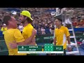 Jordan Thompson Rinky Hijikata v Sander Gille Joran Vliegen | Aus v Bel | 2025 Davis Cup  Highlights