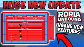 HUGE NEW UPDATE With INSANE New Features In Pokemon Brick Bronze (Roria Unbound)