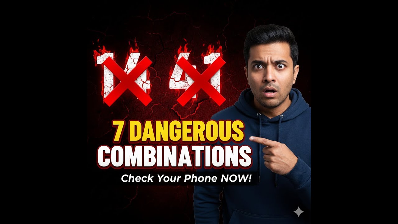Dangerous Mobile Number Combinations You Must Avoid! | Mobile Numerology & Phone Number Astrology
