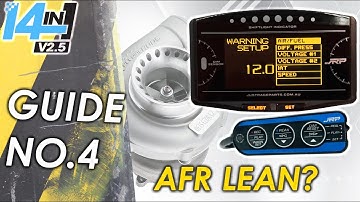JRP 14in1 Multi Gauge Guide No.4 – Wideband Lean Warning Setup & Examples