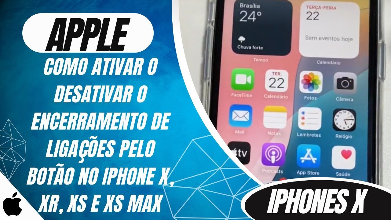 Como ativar o desativar o encerramento de ligações pelo botão no iPhone ...