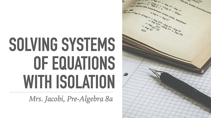 Systems of Equations with Isolation