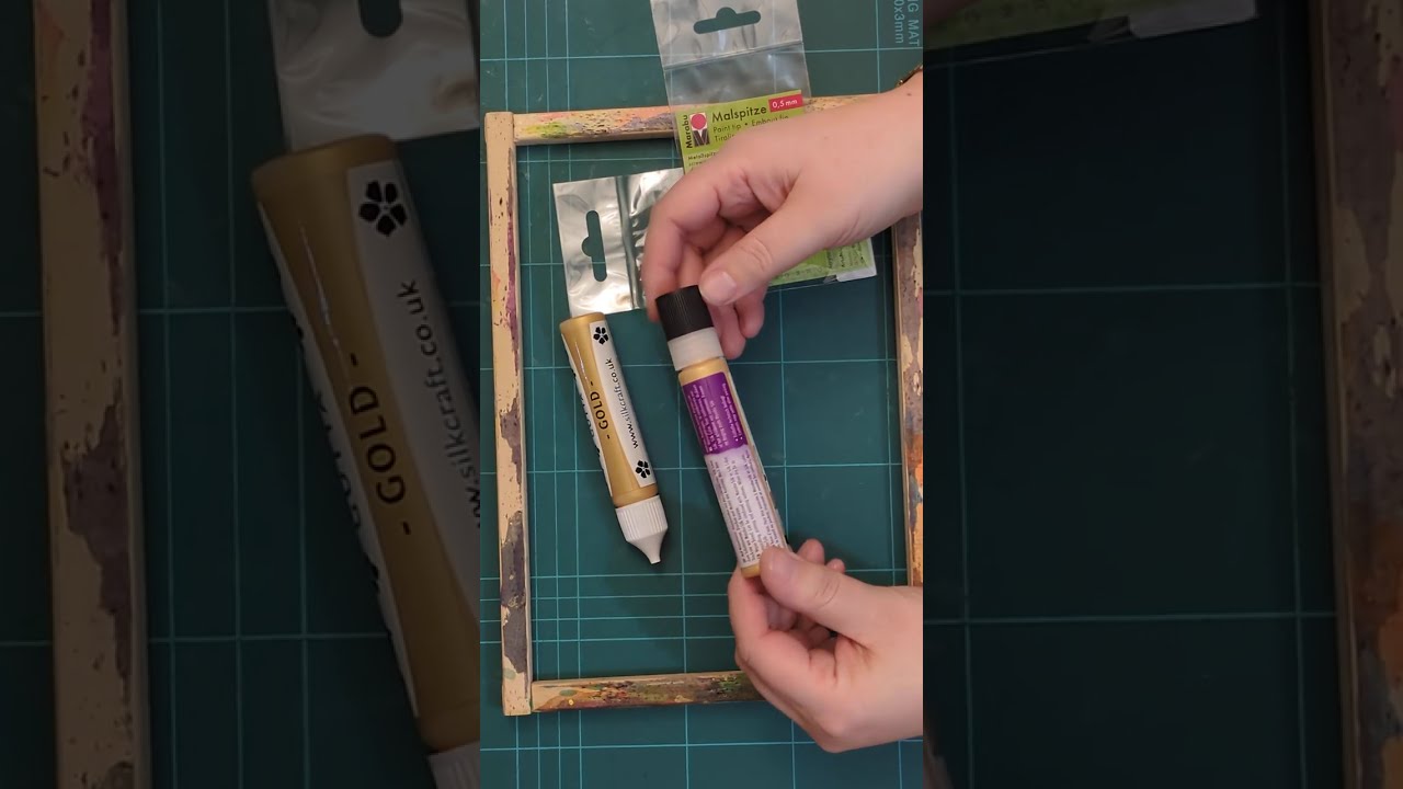 Comparison of Marabu and Silkcraft (Dupont) Gutta Outliner for Silk Painting