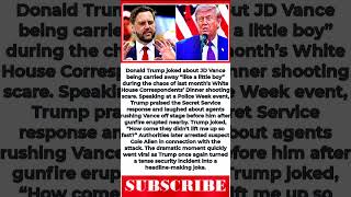 Trump Takes Swipe At 'Little Boy' JD Vance In His Retelling Of DC Dinner Shooting