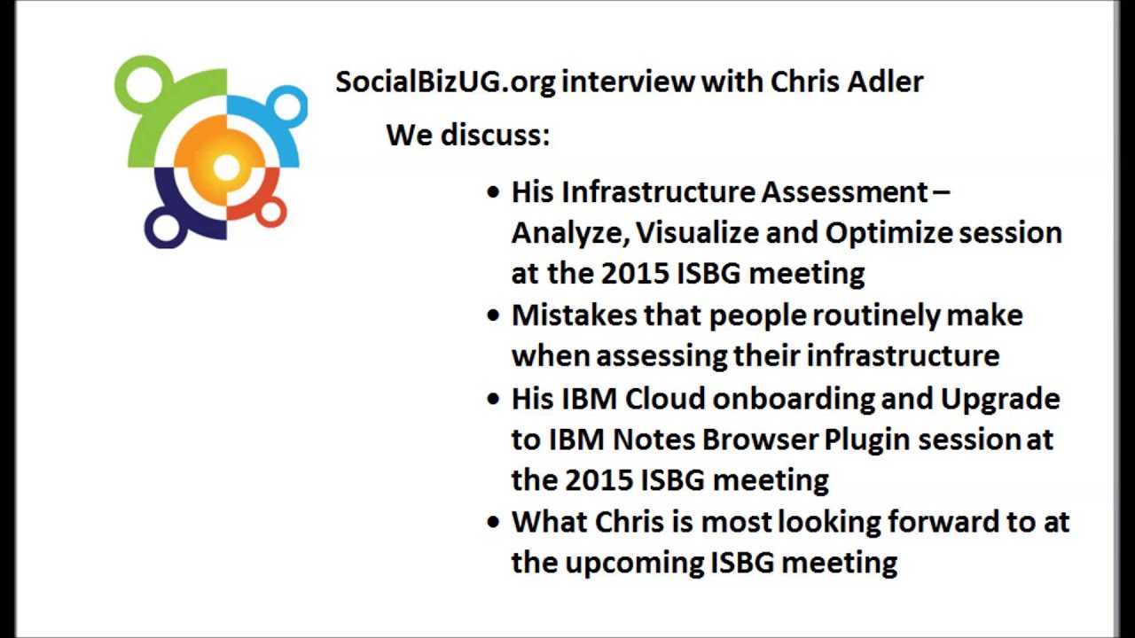 Interview with Chris Adler: Infrastructure, the Notes Browser plugin, and the May 2015 ISBG meeting