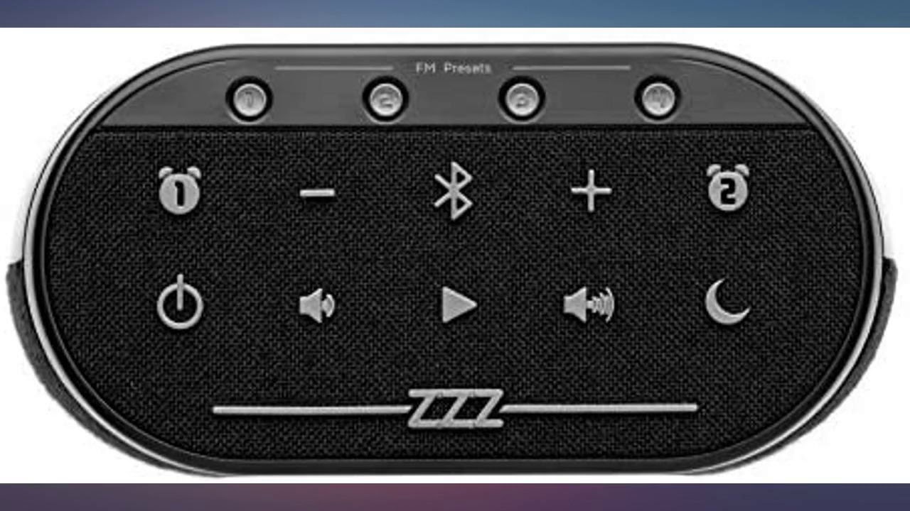 iHome iBT234 Dual Alarm Clock FM Radio Bluetooth Speaker, Voice Control