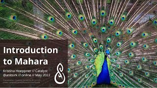 Webinar: Introduction to Mahara (May 2022)