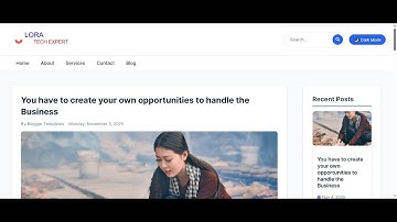 Lora blogger template  | Responsive, SEO friendly, Adsense friendly