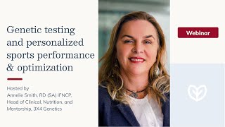 Genetic testing and personalized sports performance & optimization